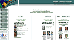 Desktop Screenshot of cfi-institute.org